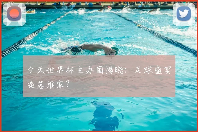 今天世界杯主办国揭晓：足球盛宴花落谁家？